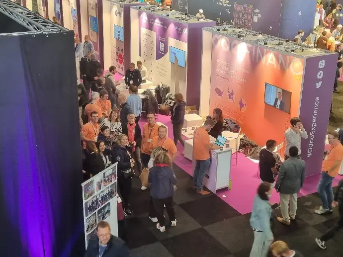 Le stand doo.FINANCE à l'Odoo Experience 2024